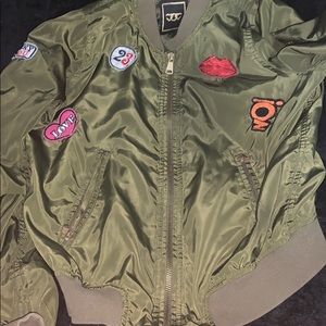 Green fashion jacket !